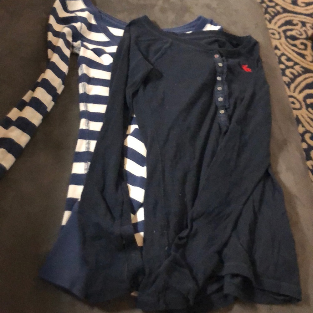 2 skin tight long sleeve